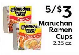 Rich's Fresh Market Maruchan Ramen Cups offer