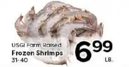 Rich's Fresh Market USGI Farm Raised Frozen Shrimps offer