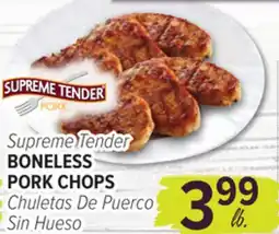 Cermak Fresh Market Supreme Tender BONELESS PORK CHOPS offer