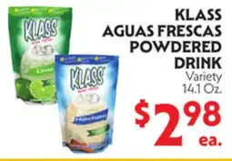 La Chiquita Food Market KLASS AGUAS FRESCAS POWDERED DRINK offer