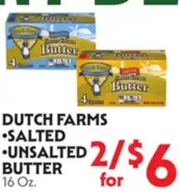 La Chiquita Food Market DUTCH FARMS •SALTED •UN SALTED BUTTER offer