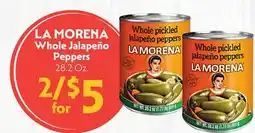 La Chiquita Food Market LA MORENA Whole Jalapeño Peppers offer