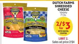 La Chiquita Food Market DUTCH FARMS SHREDDED CHEESE offer