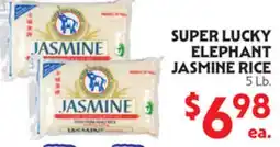 La Chiquita Food Market SUPER LUCKY ELEPHANT JASMINE RICE offer