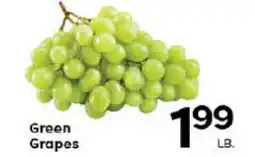 Rich's Fresh Market Green Grapes offer