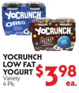 La Chiquita Food Market YOCRUNCH LOW FAT YOGURT offer