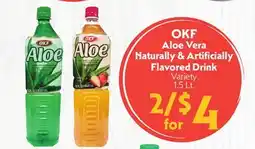La Chiquita Food Market OKF Aloe Vera Naturally & Artificially Flavored Drink offer