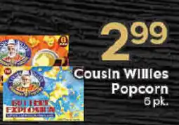 Rich's Fresh Market Cousin Willies Popcorn offer