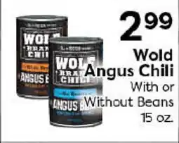 Rich's Fresh Market Wold Angus Chili offer