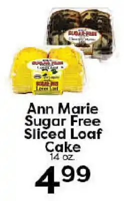 Rich's Fresh Market Ann Marie Sugar Free Sliced Loaf Cake offer