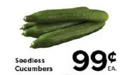 Rich's Fresh Market Seedless Cucumbers offer