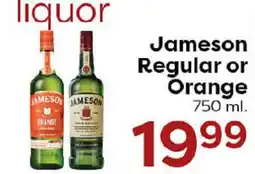 Rich's Fresh Market Jameson Regular or Orange offer