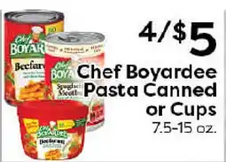 Rich's Fresh Market Chef Boyardee Pasta Canned or Cups offer