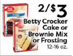 Rich's Fresh Market Betty Crocker Cake or Brownie Mix or Frosting offer