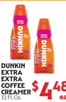 La Chiquita Food Market DUNKIN EXTRA EXTRA COFFEE CREAMER offer