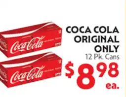 La Chiquita Food Market COCA COLA ORIGINAL ONLY offer