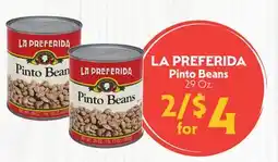 La Chiquita Food Market LA PREFERIDA Pinto Beans offer