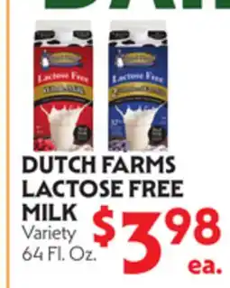 La Chiquita Food Market DUTCH FARMS LACTOSE FREE MILK offer