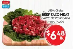La Chiquita Food Market USDA Choice BEEF TACO MEAT offer