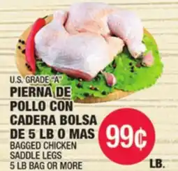 Carnicerias Jimenez U.S. GRADE A PIerna De Pollo Con Cadera Bolsa De 5 LB O Mas offer