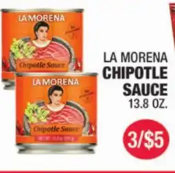 Carnicerias Jimenez LA MORENA CHIPOTLE SAUCE offer