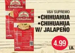 Carnicerias Jimenez V&V SUPREMO • CHIHUAHUA • CHIHUAHUA W/ JALAPEÑO offer