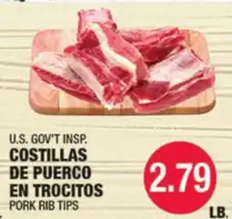 Carnicerias Jimenez U.S. GOV'T INSP. COSTILLAS DE PUERCO EN TROCITOS offer