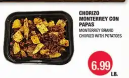 Carnicerias Jimenez CHORIZO MONTERREY CON PAPAS offer