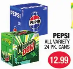 Carnicerias Jimenez PEPSI MOUNTAIN DEW offer