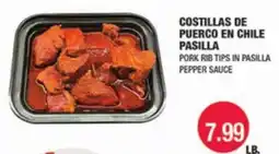 Carnicerias Jimenez PORK RIB TIPS IN PASILLA PEPPER SAUCE offer