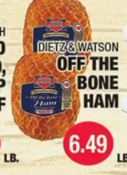 Carnicerias Jimenez OFF THE BONE HAM offer