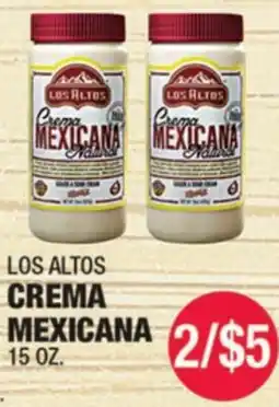 Carnicerias Jimenez LOS ALTOS CREMA MEXICANA offer