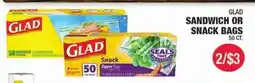 Carnicerias Jimenez GLAD SANDWICH OR SNACK BAGS offer