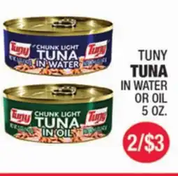 Carnicerias Jimenez TUNY TUNA IN WATER OR OIL offer