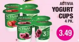 Carnicerias Jimenez ACTIVIA YOGURT CUPS offer