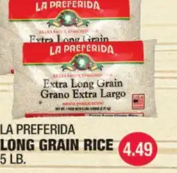 Carnicerias Jimenez LA PREFERIDA EXTRA LONG GRAIN RICE offer