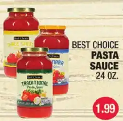 Carnicerias Jimenez BEST CHOICE PASTA SAUCE offer