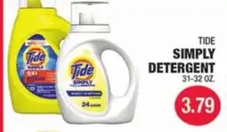 Carnicerias Jimenez TIDE SIMPLY DETERGENT offer