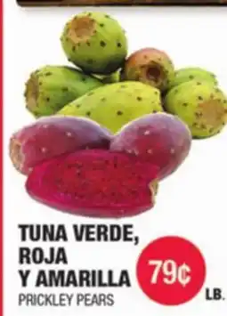 Carnicerias Jimenez TUNA VERDE, ROJA Y AMARILLA offer