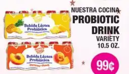 Carnicerias Jimenez NUESTRA COCINA PROBIOTIC DRINK VARIETY offer