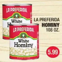 Carnicerias Jimenez LA PREFERIDA HOMINY offer