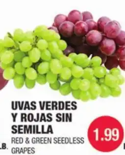 Carnicerias Jimenez UVAS VERDES Y ROJAS SIN SEMILLA offer