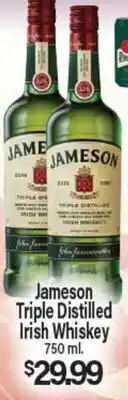 Angelo Caputo's Fresh Market Jameson Triple Distilled Irish Whiskey offer