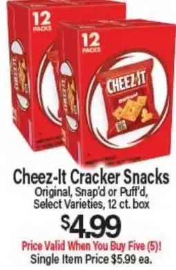 Angelo Caputo's Fresh Market Cheez-It Cracker Snacks offer