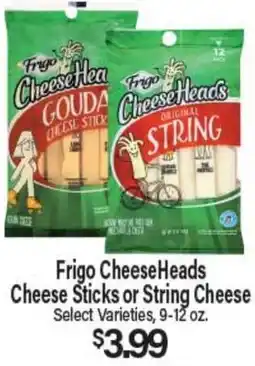 Angelo Caputo's Fresh Market Frigo CheeseHeads Cheese Sticks or String Cheese offer