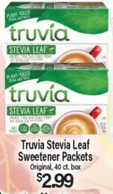 Angelo Caputo's Fresh Market Truvia Stevia Leaf Sweetener Packets offer