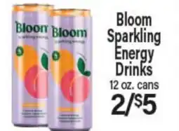 Angelo Caputo's Fresh Market Bloom Sparkling Energy Drinks offer