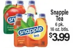 Angelo Caputo's Fresh Market Snapple Tea offer