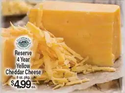 Angelo Caputo's Fresh Market Reserve 4 Year Yellow Cheddar Cheese offer