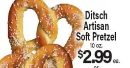 Angelo Caputo's Fresh Market Ditsch Artisan Soft Pretzel offer